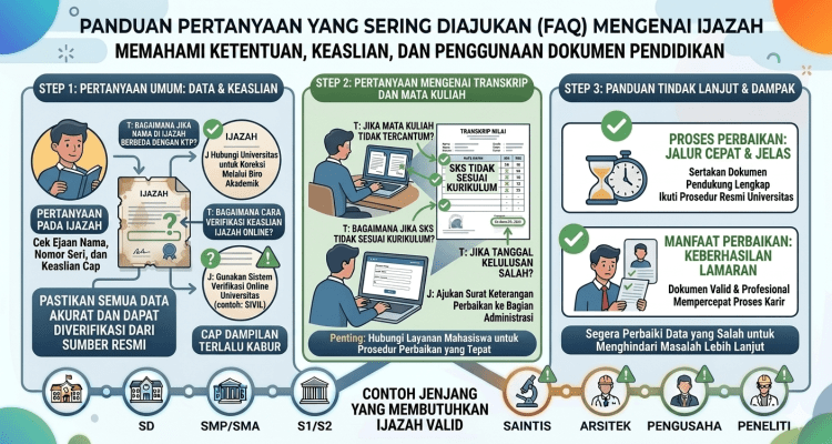 Kesalahan yang Sering Terjadi pada Dokumen Pendidikan, jasa ijazah, ijazah resmi https://infopendidikan.org/